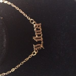Gold Stainless Steel Libra ♎ Necklace